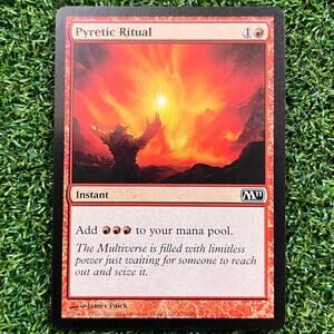 MTG Pyretic Ritual M11 153/249 Magic The Gathering Red Instant Card LP